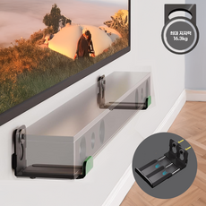 삼성 lg 벽걸이 tv 사운드바 거치대 브라켓, 1개