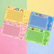 자석볼 드로잉 보드 패드 미로게임 2in1 장난감, 1개