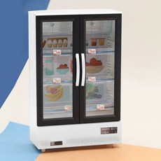 편의점 미니어쳐 냉동고 선반 세븐일레븐 펜트리 모형 블라인드, 기본 모델명/품번, 화이트 빈 냉장고
