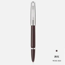 2025 신제품 클래식 만년필 스테인리스 스크류 캡 엑스트라 파인 닙 0.38mm 잉크 펜 학용품 문구, 10 Wine Red, 01 EF는 무엇입니까