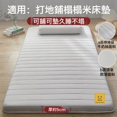 地鋪睡墊牀墊軟墊防潮地墊打地鋪租房專用墊學生宿舍單人, 80x190cm 學生宿舍專用專爲學生設計, 旗艦款★笑臉-灰★約5cm 防滑防潮摺疊收納