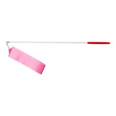 리듬체조 리본 막대 핑크 4m 연습용 공연 무용 발레 댄스 소품, 1개