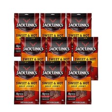 잭링크스 스윗앤핫 100gX9팩 육포 소고기육포, 100g, 9개