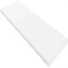 58cm 고밀도 흰색 폼 스펀지 쿠션 가구 교체 패드 창문 매트리스 소파 시트, yellowish white, 110x30x8cm