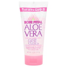 Fruit of the Earth 알로에베라 젤 로즈 페탈 170g(6oz), FruitoftheEarth알로에베라젤로즈페탈170g6, 170g, 1개