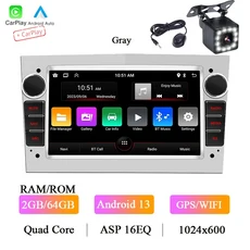 BQCC 7 인치 안드로이드 13 옥타 코어 자동차 스테레오 Mirrorlink Carplay Wifi GPS 4G DSP 32EQ 라디오 F, 03 Sliver 2GB 64GB