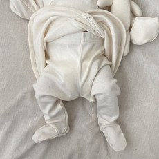 오뜨베베 오가닉레깅스 배앓이 코튼/매쉬 유발 신생아 바지