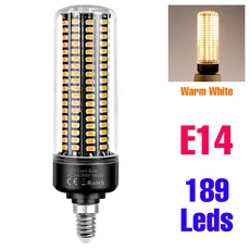 30W LED 콘 전구 E27/E26 실내 220V 천장 램프 E14 스포트라이트 가정용 조명 무플리커, 05 E14 30W Warm White
