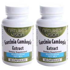 Nature's Vision 藤黃果提取物無麩質無糖膠囊, 90 件, 2個