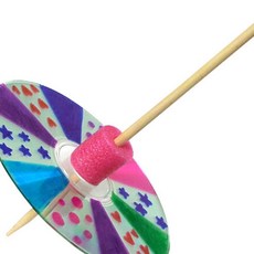 무지개 CD팽이 만들기 아이들만들기