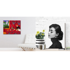 DIY 명화그리기 고흐 마티스 클림트 피카소 모네 밀레 오드리햅번 인물화 유화그리기 그림, H09 클래식 오드리