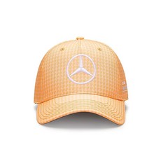 Mercedes AMG Petronas 포뮬러 원 팀 - 2023 루이스 해밀턴 드라이버 모자 복숭아.