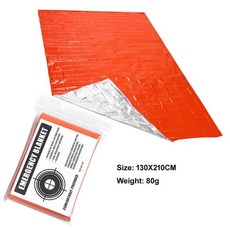 야외 응급처치 단열 담요 캠핑 텐트 여행용 생명, 1개, 2. Orange