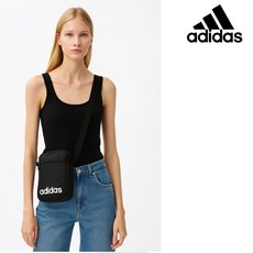 아디다스 에센셜 오거나이저 크로스백 HT4738, 색상:블랙 / 사이즈:FF