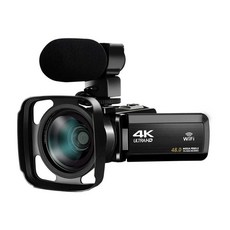캠코더 비디오 카메라 hd 미니 방송용 영상 프로젝터 디지털 스포츠, 1. 패키지A, 블랙
