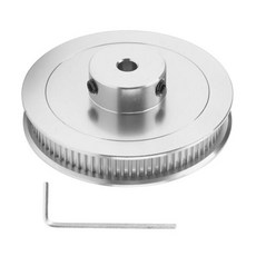 동기 휠 80 치아 5mm GT2 타이밍 벨트 풀리 3d 프린터 용 합금강 CNC 선반 업그레이드 부품, 03 Black