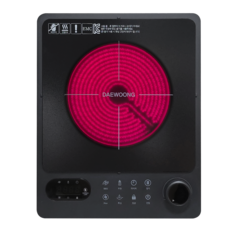 이동식 1구 하이라이트 휴대용 전기레인지, 프리스탠딩, DW-660B (블랙)