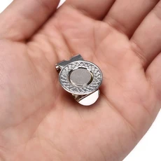 볼마커 재미 있은 중간 손가락 골프 공 마커 모자 클립 자기 이동식 연습 위치 마크 액세서리, 02 A