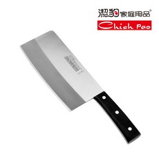 【潔豹】不鏽鋼菜刀 角 (台灣製 日本鋼材 切刀), 1個, Black