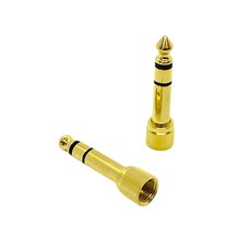 헤드폰용 나사식 젠더 어댑터 스크류 총알잭 변환젠더, 1개