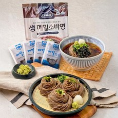 30년전통 대풍관 2mm메밀소바4인분 메밀장 포함, 2mm메밀소바4인분 메밀장 포함 830g.1팩