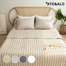 아토앤알로 빌리프 알러지케어 줄누비 간절기 여름이불 스프레드 S/SS, 빌리프 스프레드-그레이 SS