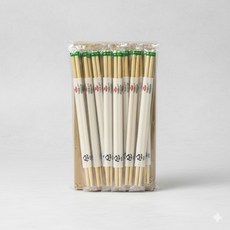 대나무 일회용 나무젓가락 100개입 개별포장 위생젓가락 일회용품