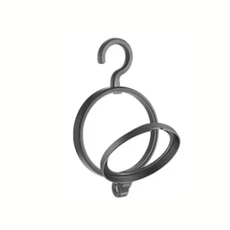 10팩 가발 홀더 정리함 옷장 걸이 야구 모자 디스플레이 보관 랙 스카프 핸드백 걸이 후크 가발 도구, 02 1PC-0STAND