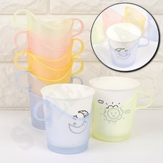 종이컵홀더 손잡이 10EA 종이컵받침 종이컵받침대