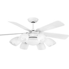 （修一）穩帝士吊扇 吊扇60吋 白 吊扇燈 60吋 6 1燈 【付定時四段遙控】台灣製造, 平光黑