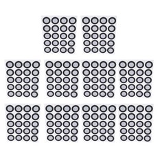 스캐닝 마커 12mm ID 19mm OD 정밀한 모션 캡처 및 3D 추적을 위한 고반사 도트 200개의 도트 10장(3D 스캐닝 마커 200개), 스캐닝 마커, 12mm ID, 19mm OD, 정밀한