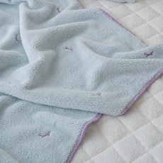 포근 리본 소프트 겨울담요 극세사 블랭킷 양모 무릎담요