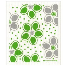 난카이통상 jangneus design 스폰지 크로스 플라워 B GR/GY 0123-006