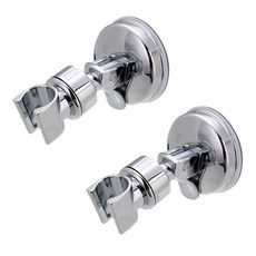 TAKI TAKI 無孔吸附式花灑支架, 2個, 銀