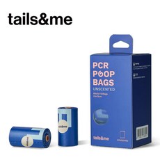 Otis 尾巴與我 Tails&Me 環保撿便袋 平口提把款 無香 木質香 拾便 撿便袋 狗 清潔用品, 1個, 平口款 無香八入