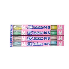KODOMO 牙刷, 14S, 4入, 1組