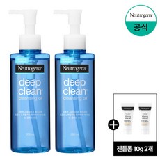 딥클린 클렌징 오일 200ml x2+(증)젠틀폼10g 2개, 2세트