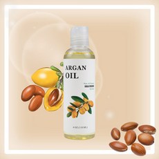 輕柔輕膚《摩洛哥堅果油》118ml - 極致修護、潤膚保濕、按摩油、肌膚保養油, 1個, 118ml