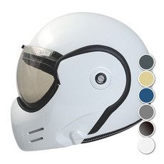 安信騎士 MTS 671 素色 可掀式 安全帽, 白色,2XL, 1個