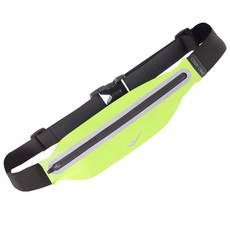 프로스펙스 남녀공용 슬림 러닝 벨트 스포츠 가방, 라임, 1개