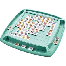 168棋 兒童連連看動物消消樂三合一益智互動桌遊棋玩具, 綠色, 1個