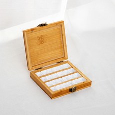대용량 물감 수납함 휴대용 미술 화방 정리함 원목 케이스, 1개, 기본 색상