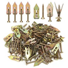 석고보드 앙카 나사 세트 - 30x11mm 벽고정용 무타공 금속 칼블럭 키트 앙카 50개 나사 50개