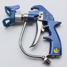 Mayitr 전문가용 미니 고압 에어리스 페인트 스프레이 건 자동차 에어로그래프 페인팅용 에어브러시 팁, [01] long handle, 한개옵션1