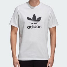 adidas 愛迪達 三葉草短袖白色
