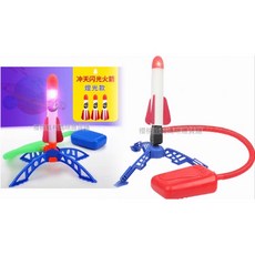 櫻桃威利 沖天火箭運動玩具 發光火箭 兒童室內戶外通用款, 單人款（新款3支發光款）, 1個