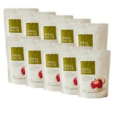 올가 사과 퐁당 요거트스낵, 사과맛, 10개, 16g