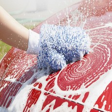 살림톡쿠팡 세차 거품장갑 세차용장갑