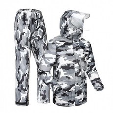 오토바이 방풍 우비 그레이 카모 연잎 방수 상하복 빅사이즈 배달복 대량구매 연잎원단 바람막이 오토바이복 dew+4772Gs, 본상품선택, 본상품선택