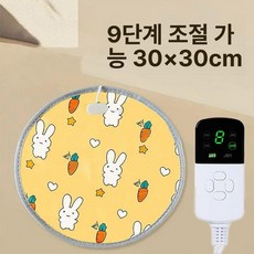 고양이전기장판 강아지 전기방석 장판 따뜻한 온열방석, 기본 전기/온수매트 사이즈, 래빗 캐롯 스마트타이머 30x30cm